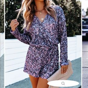 Purple romper